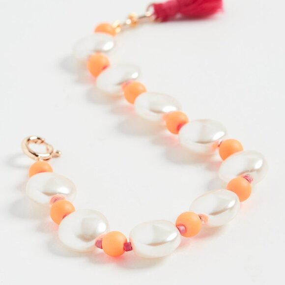 Roxanne Assoulin Pancake Imitation Pearl Bracelet - Picture 1 of 4
